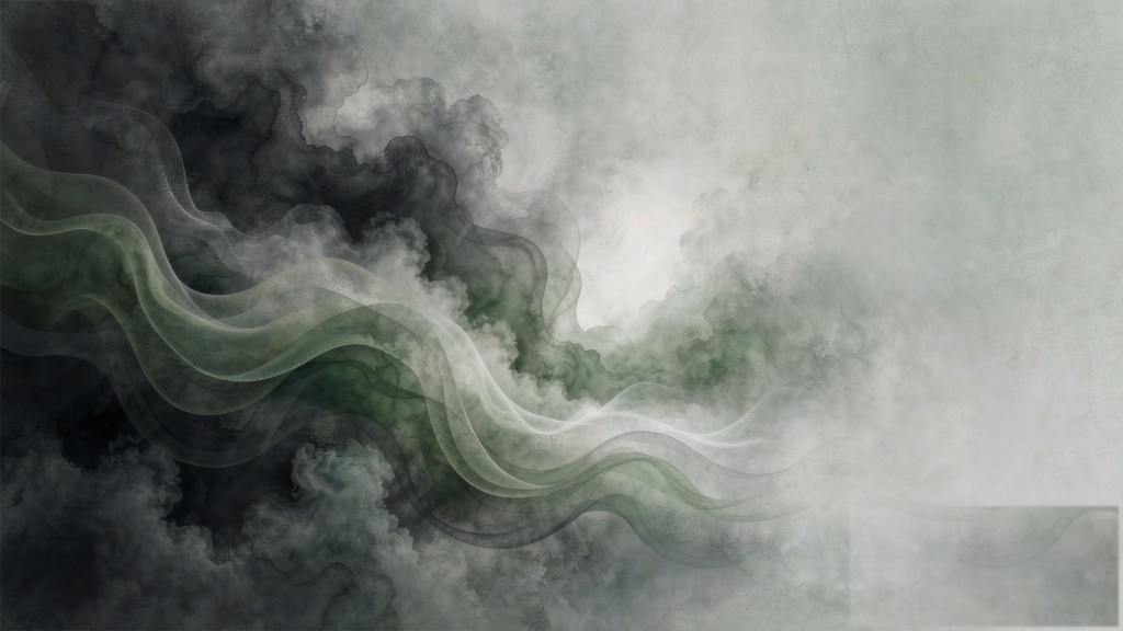 Abstract editorial artwork for Hexagram 04