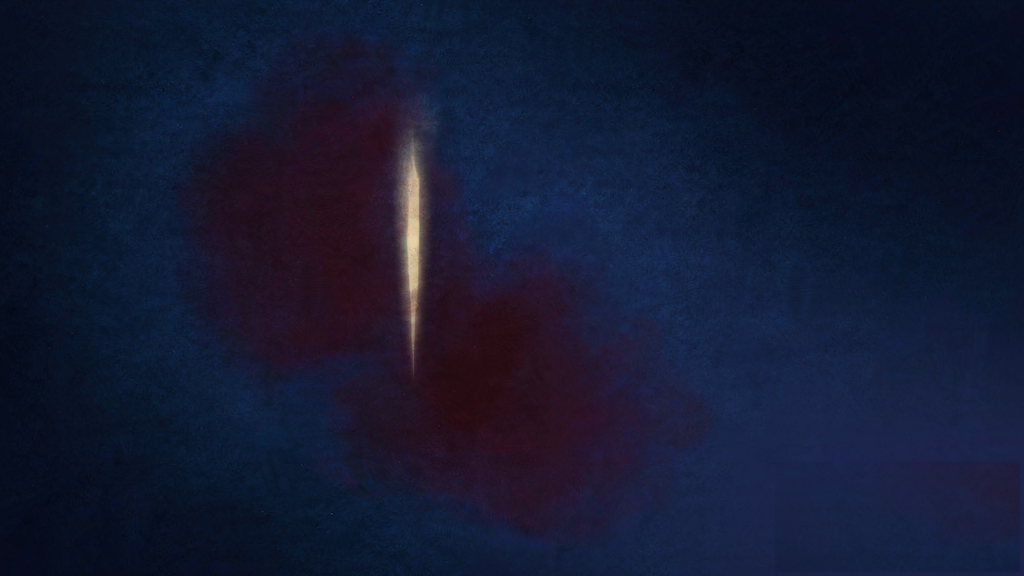Abstract editorial artwork for Hexagram 44